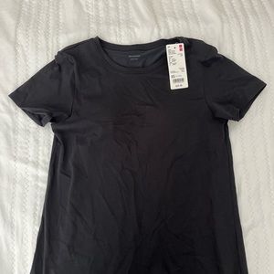 NWT UNIQLO AIRism black shirt dress